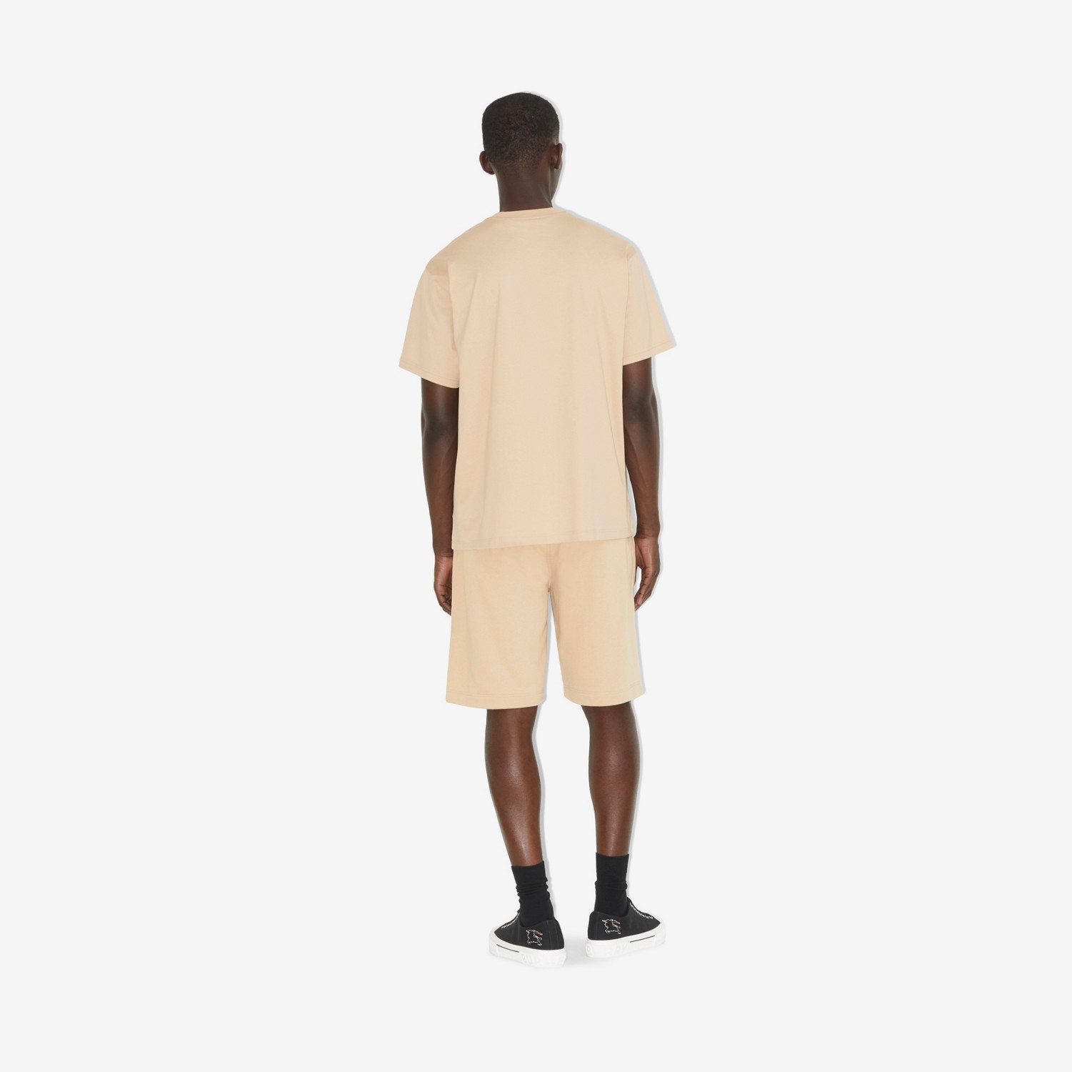 T-shirt en coton EKD (Fauve Doux) - Homme | Site officiel Burberry®