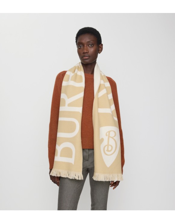 ウィメンズ シルク、ウール、カシミアスカーフ | Burberry® 公式