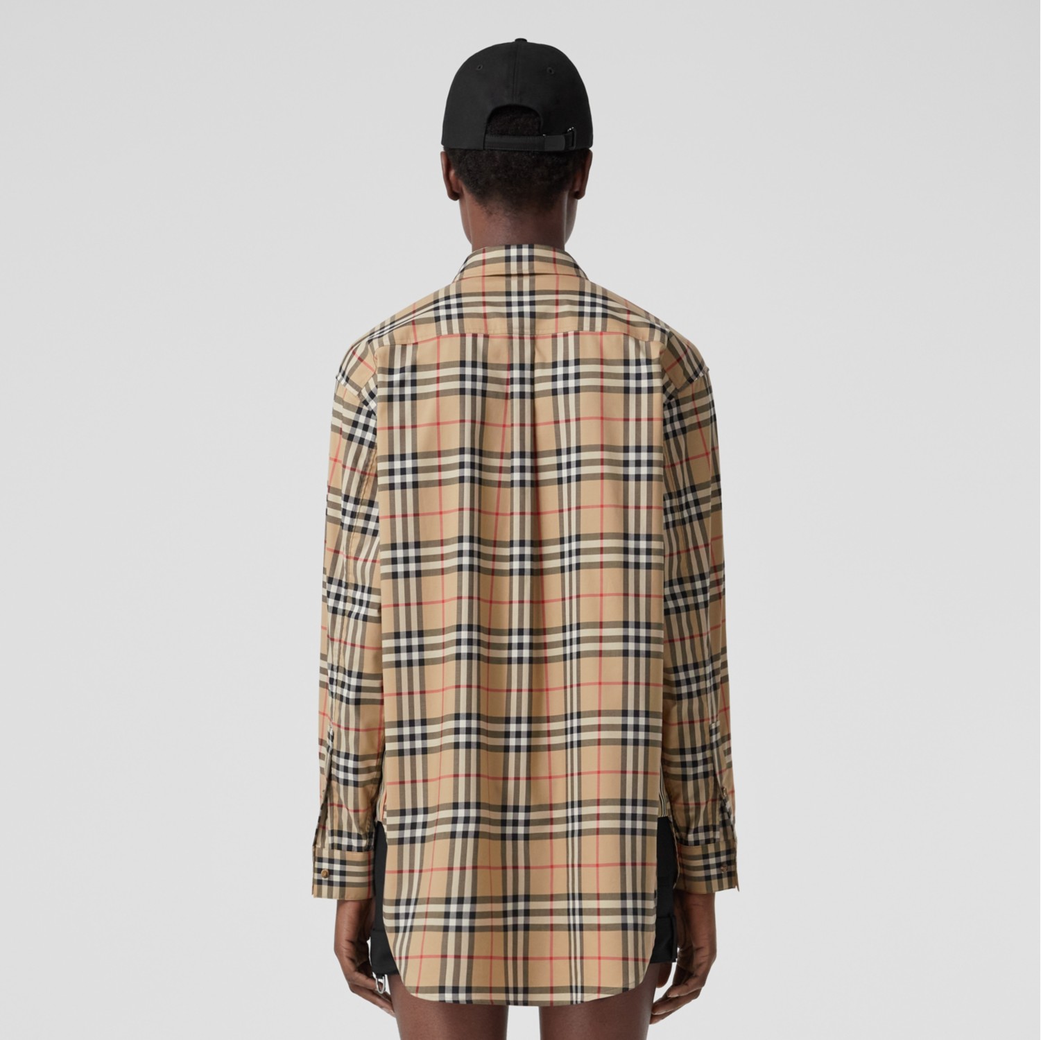 Oversized store burberry shirt