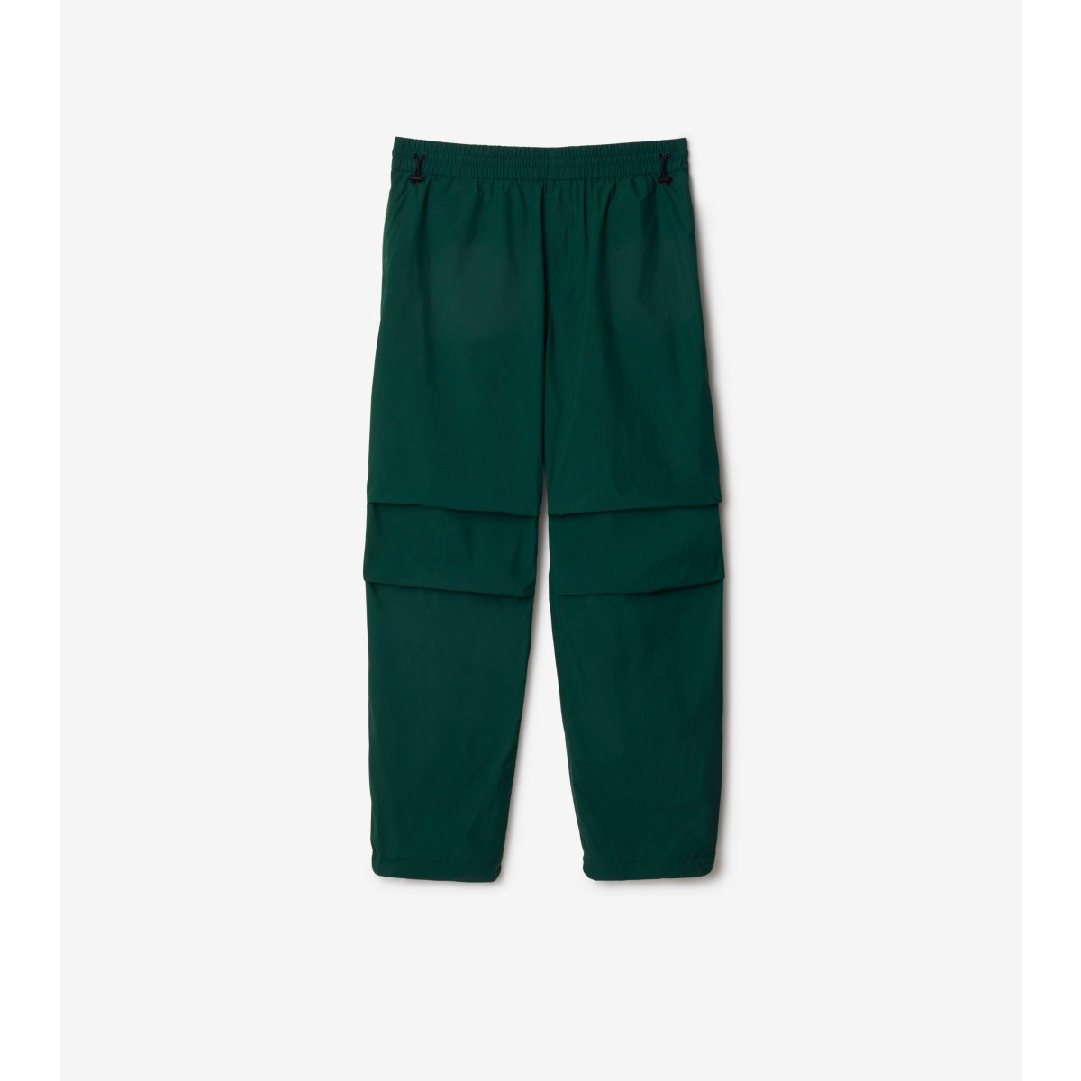 Shop Burberry Nylon Cargo Trousers In Ivy