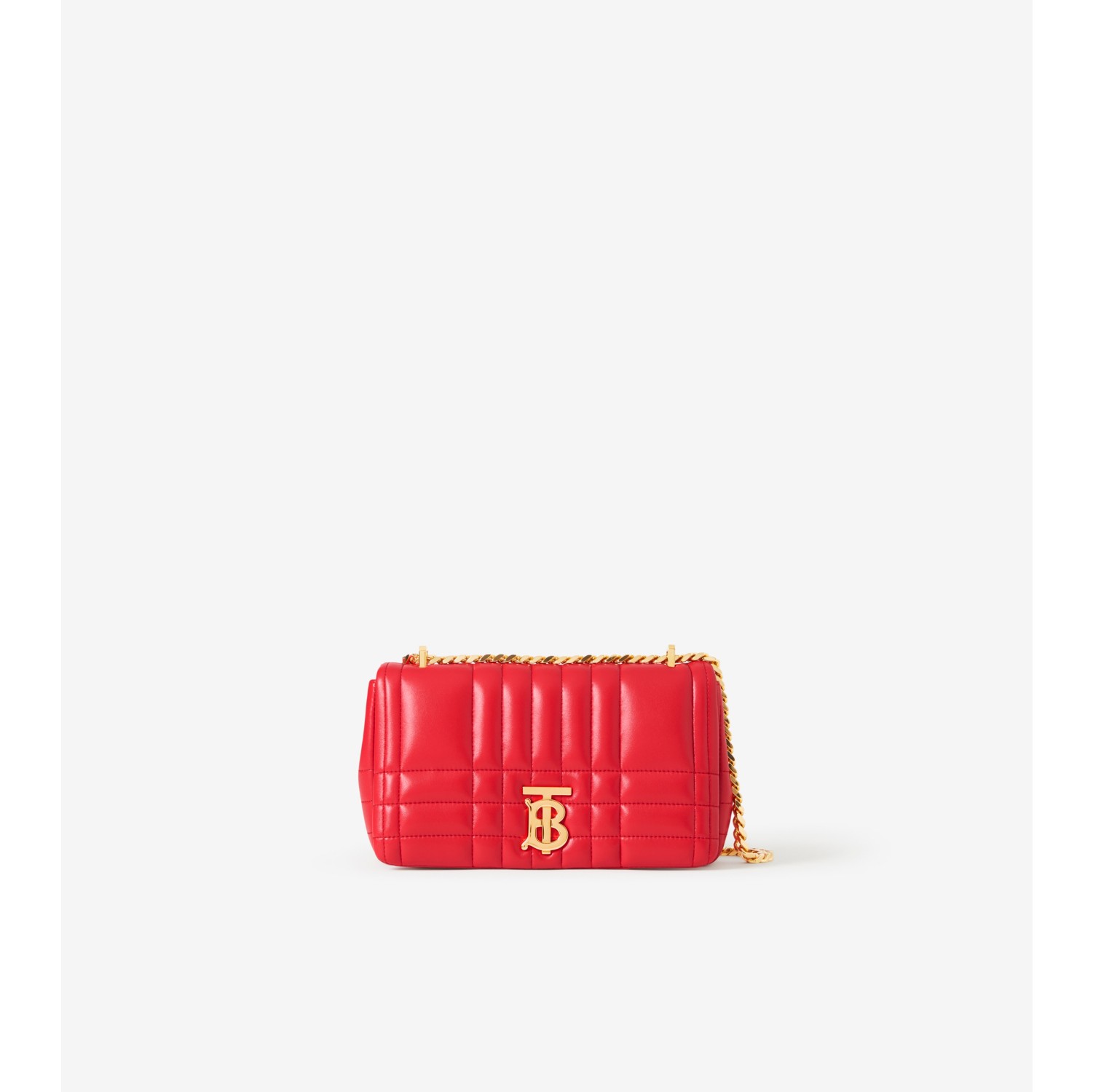 Red burberry outlet handbag