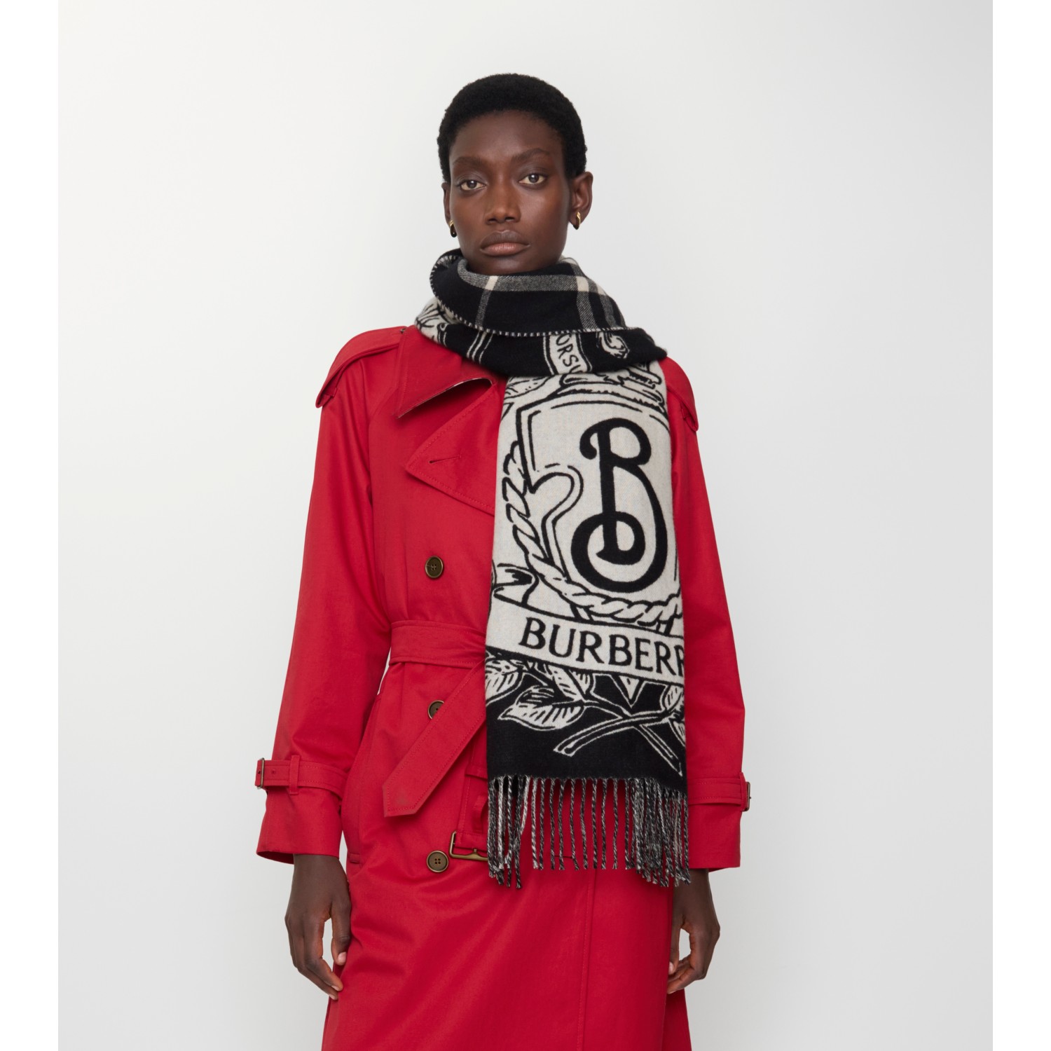 Wide Reversible Stormy Knight Scarf - thumbnail 4