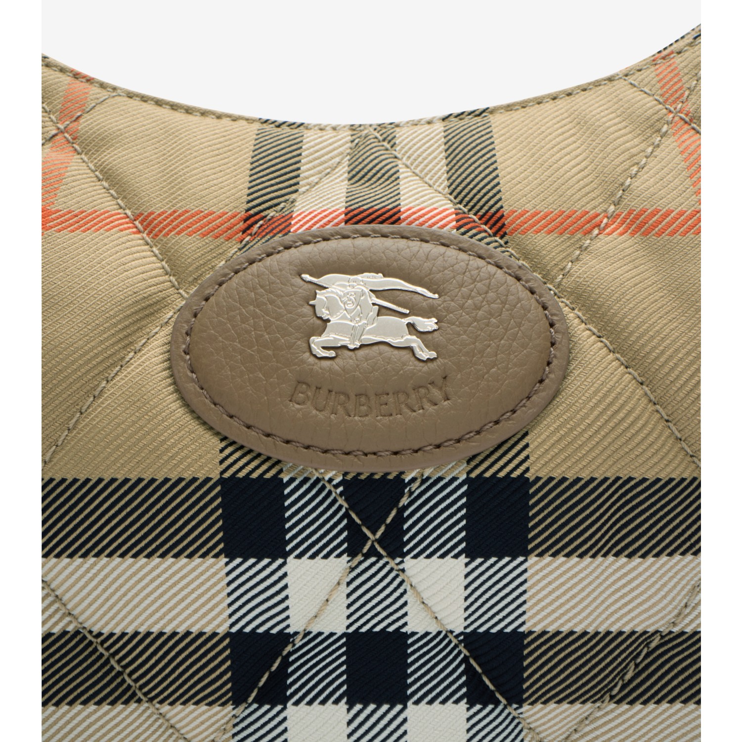 Large Horseshoe Crossbody Bag in Sand beige - Men, Nylon | Burberry® Official