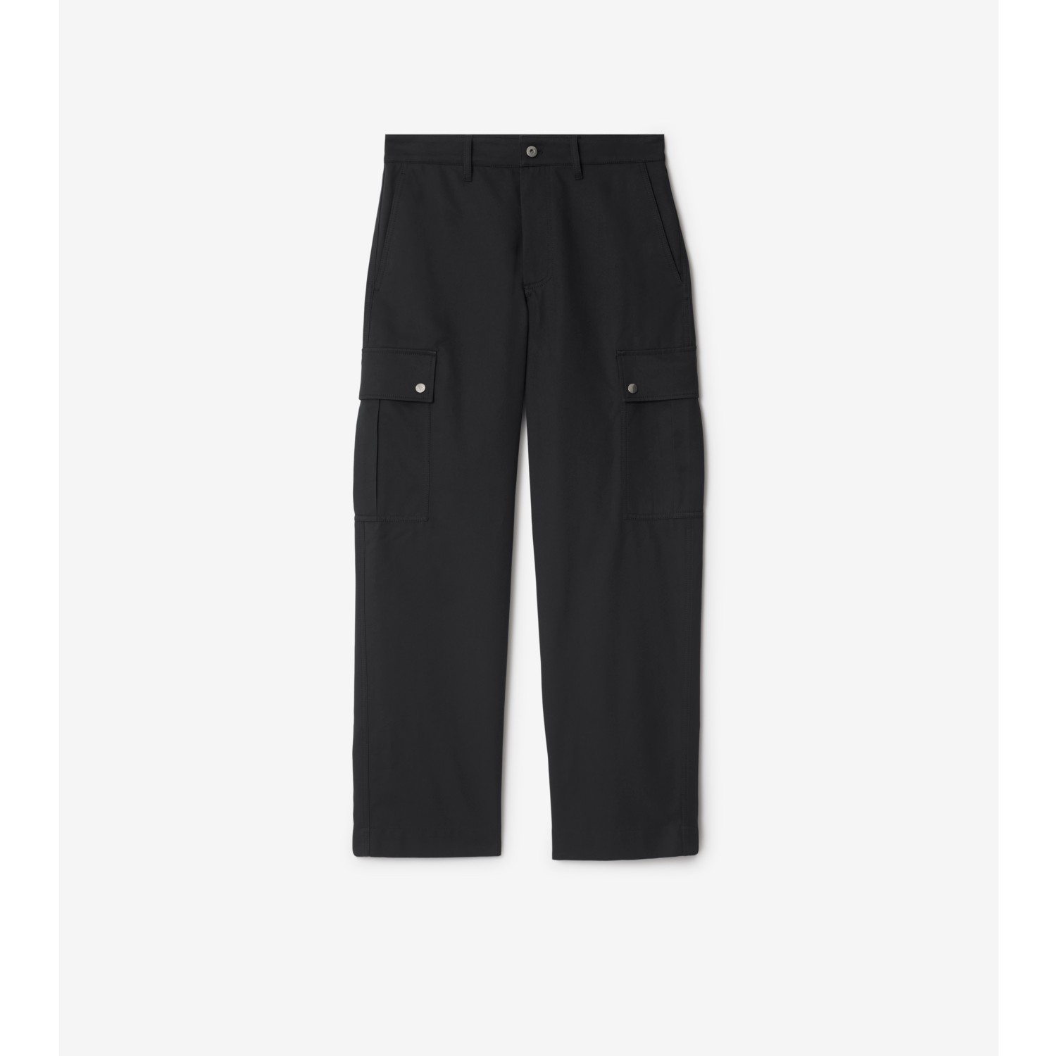 Cotton Blend Cargo Trousers