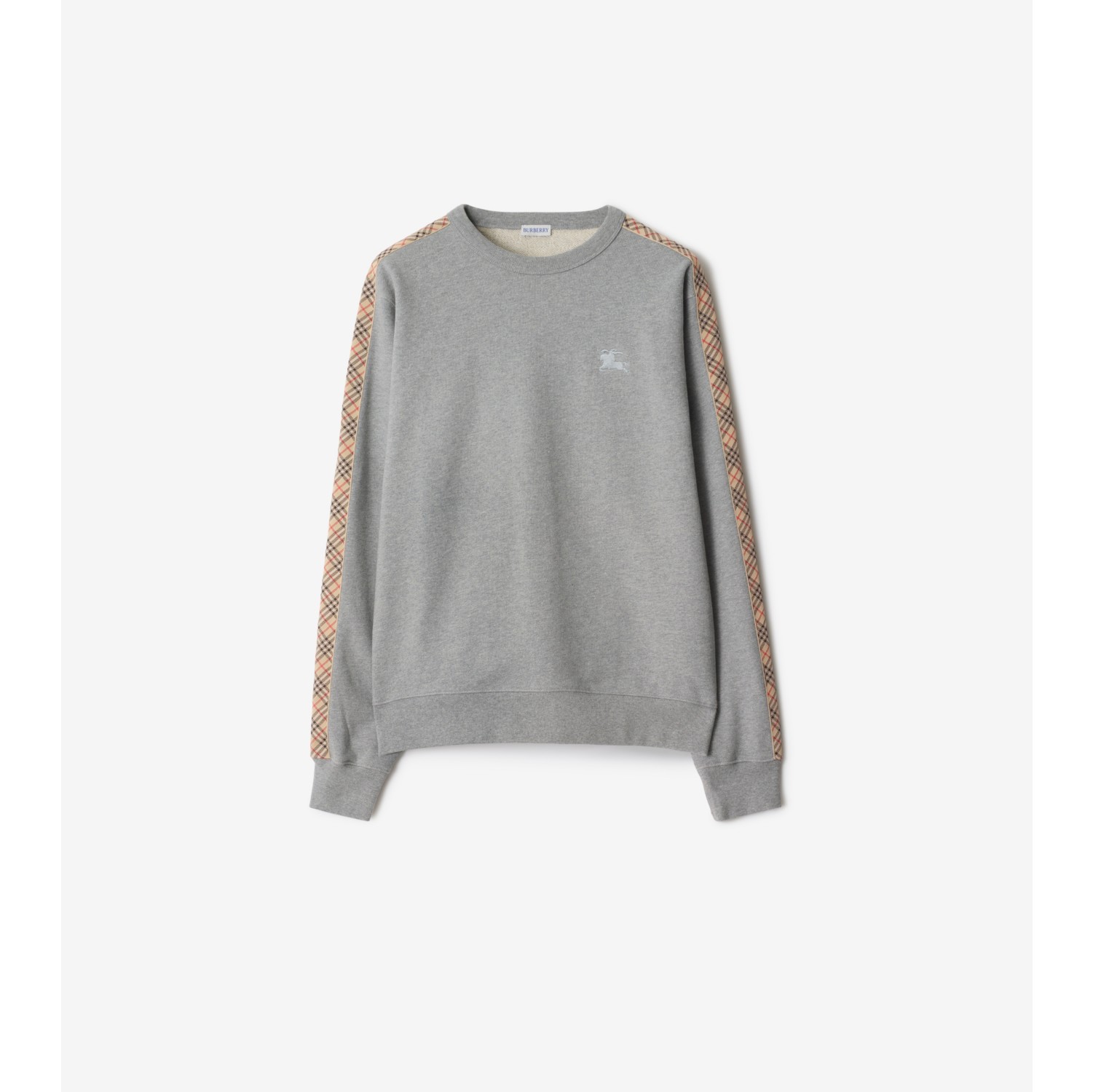Sweat-shirt en coton avec Check