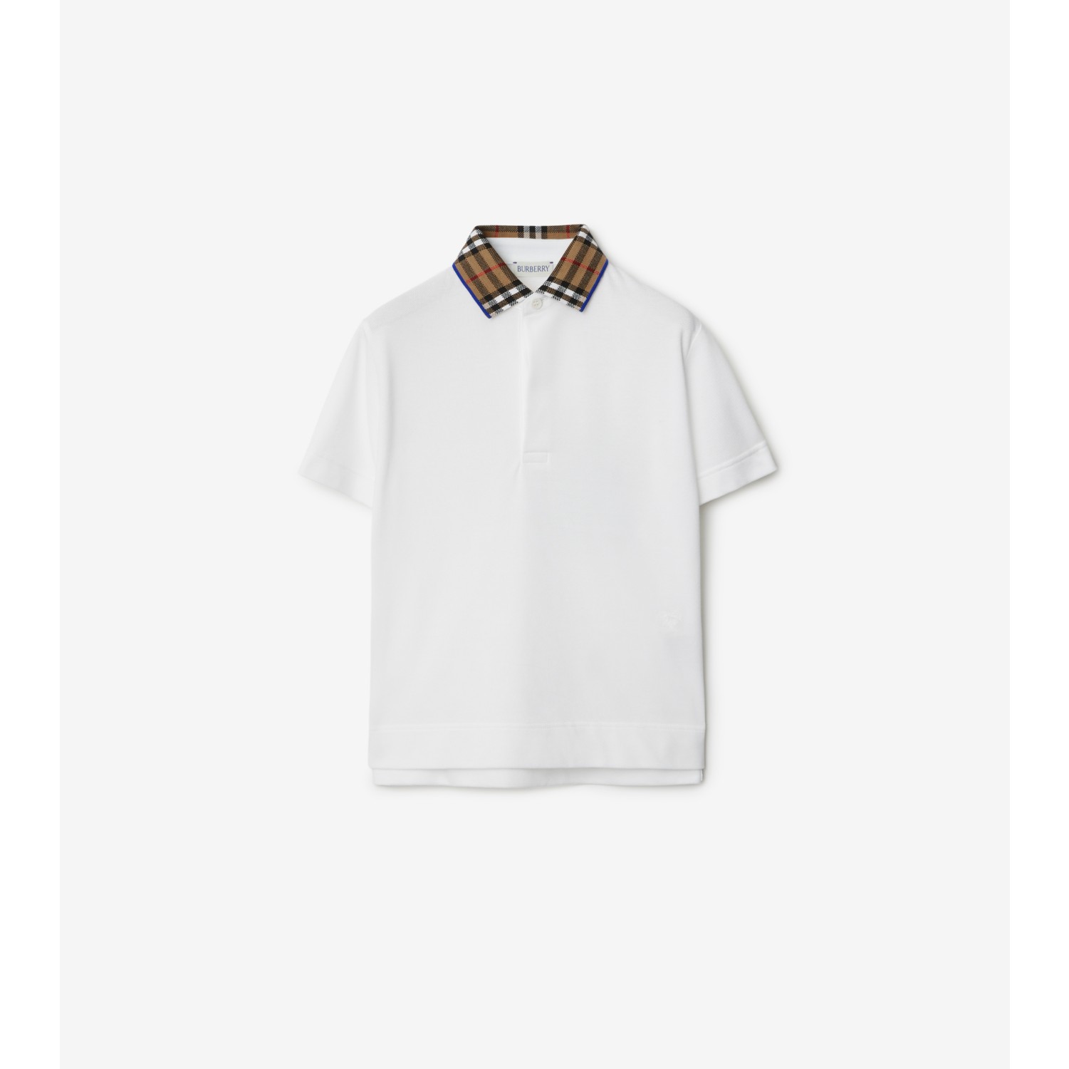 Burberry check store polo shirt