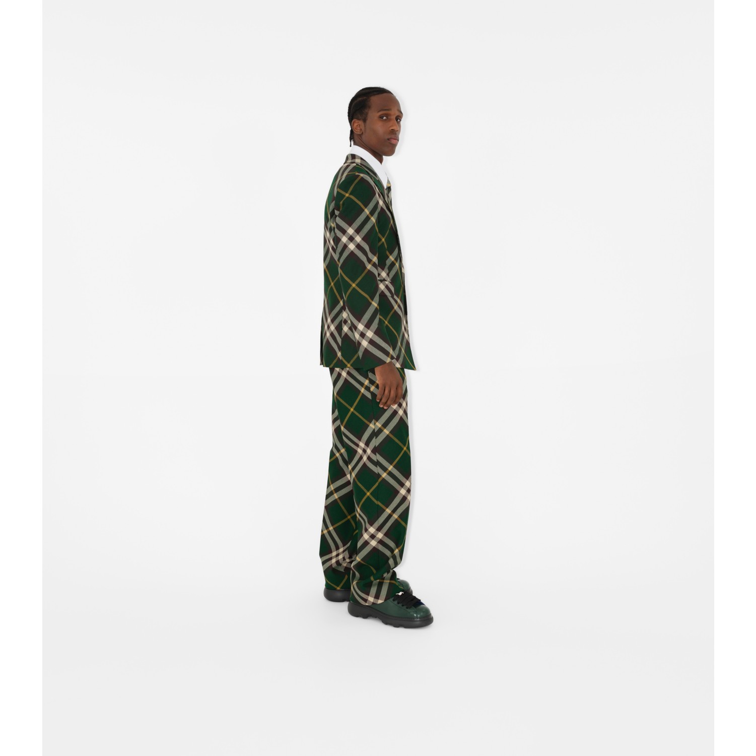Burberry plaid suit on sale