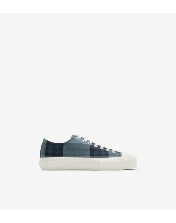 Check Nylon Blend Sneakers