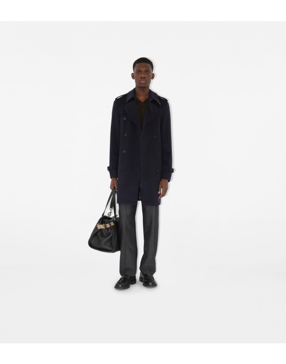 Trench mi-long en cachemire
