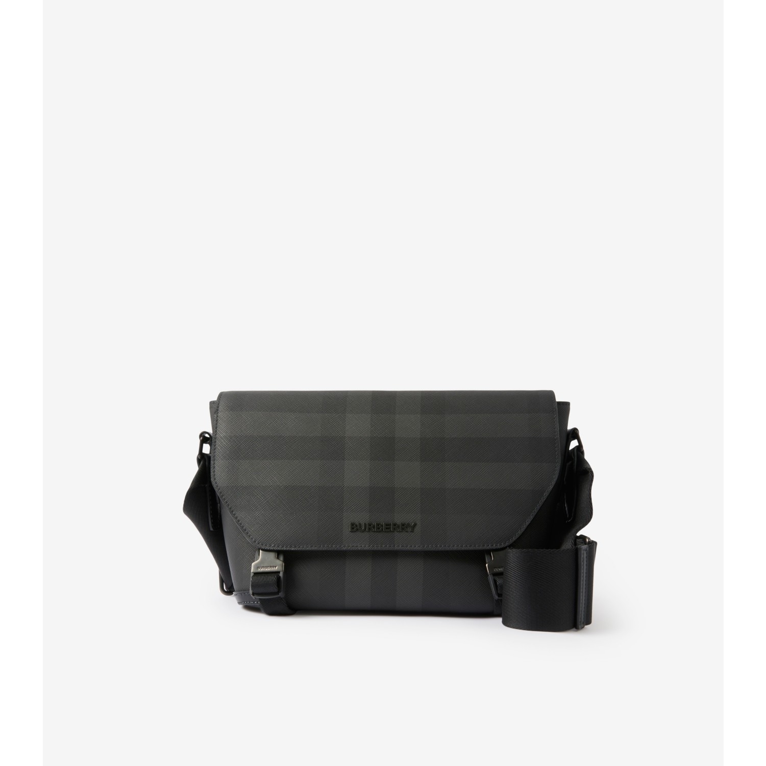 Burberry Logo Crossbody Bag in Black for Men