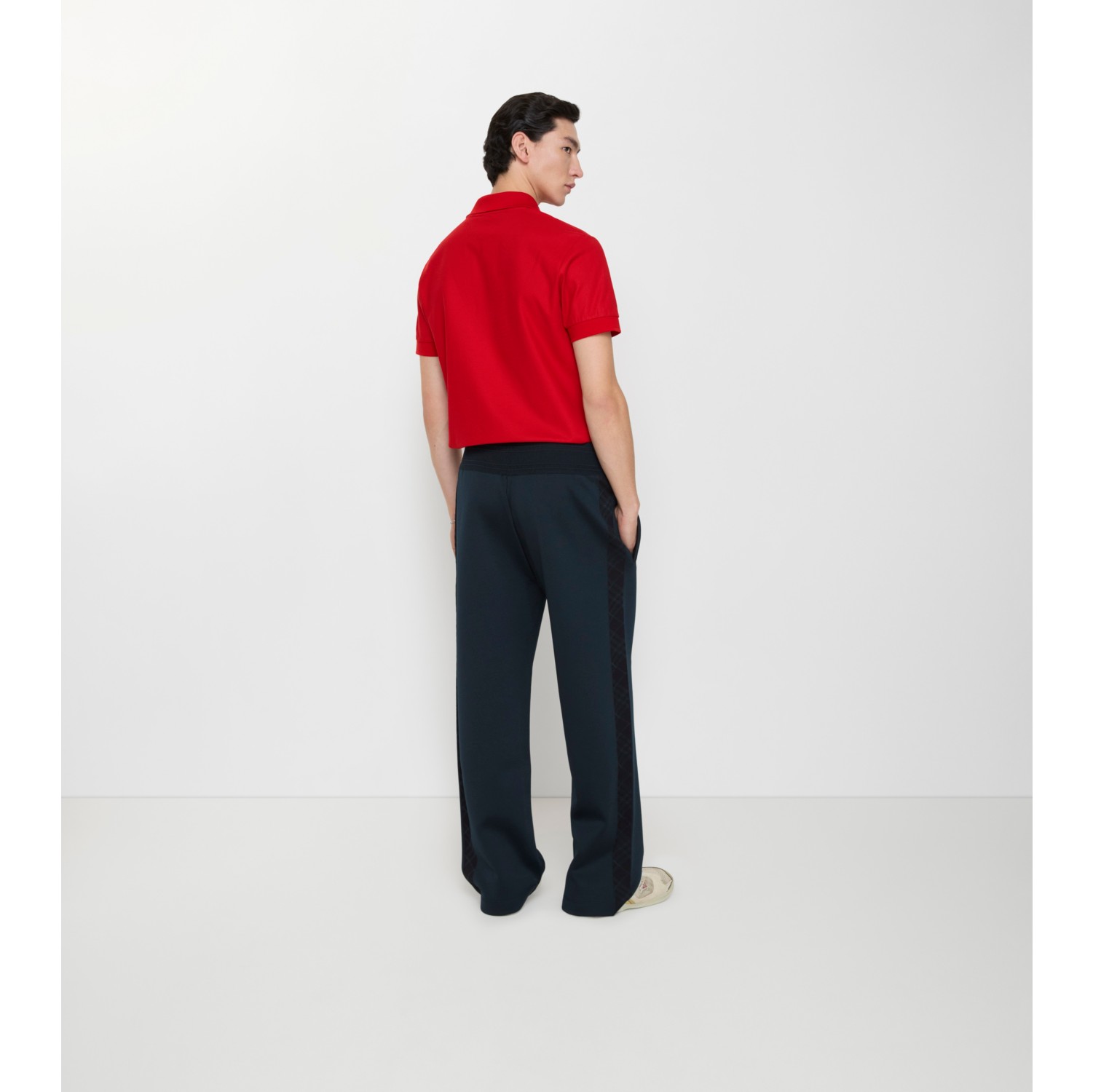 EKD Viscose Blend Track Pants in Navy - Men | Burberry® Official