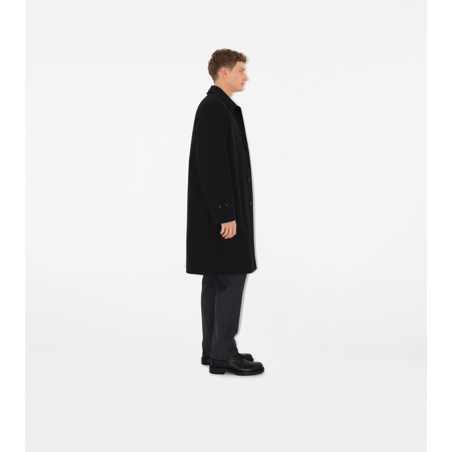 Long Gabardine Car Coat