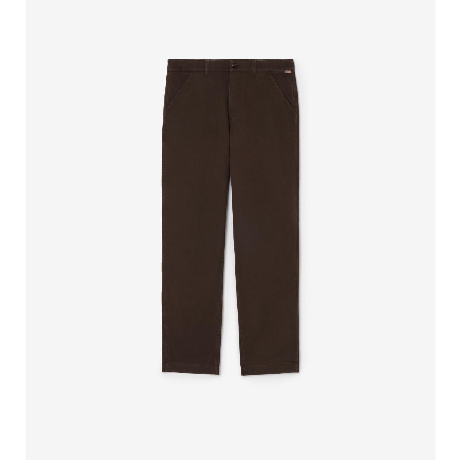 Pantaloni chino in twill di cotone