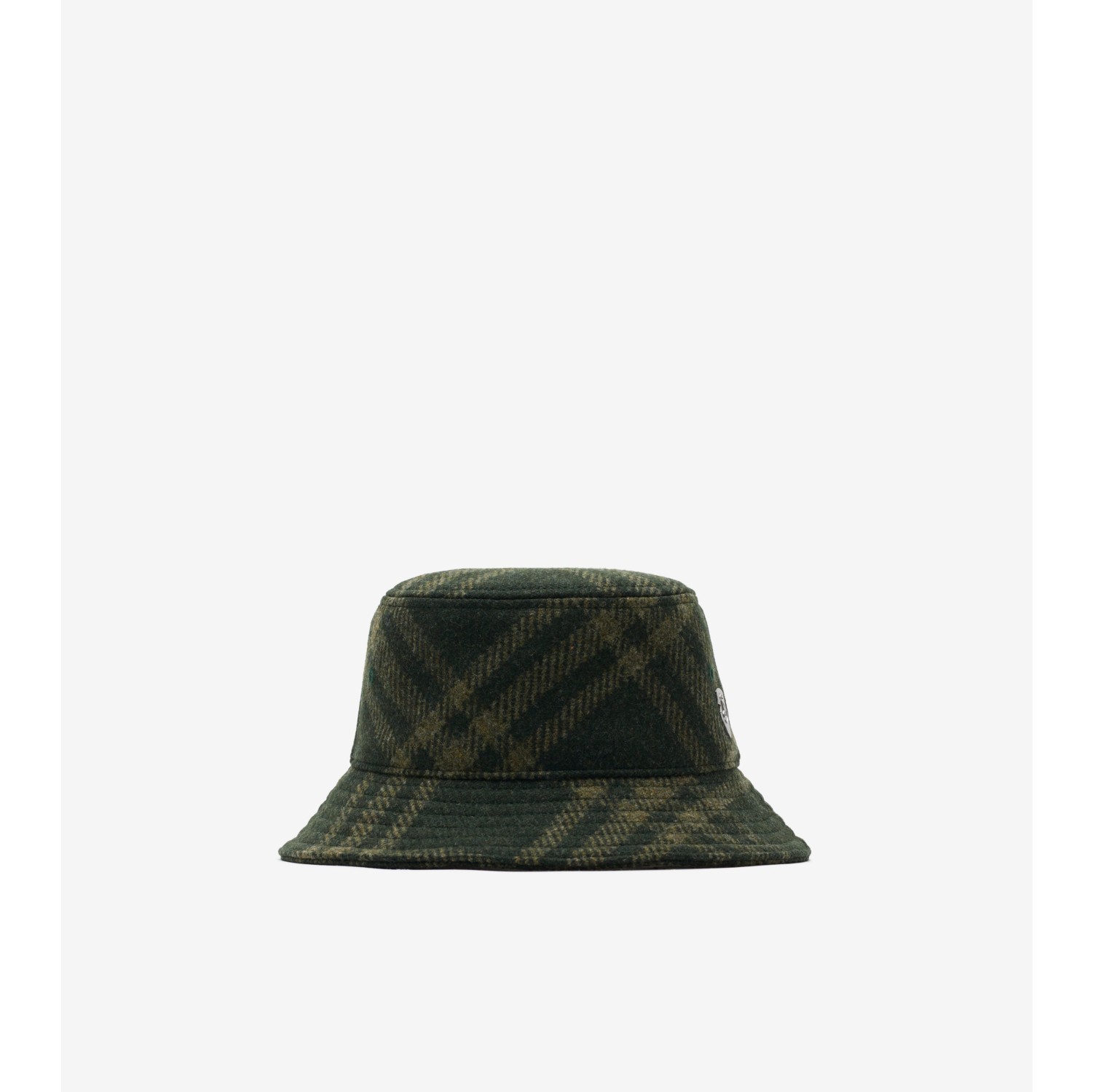 Check Wool Bucket Hat