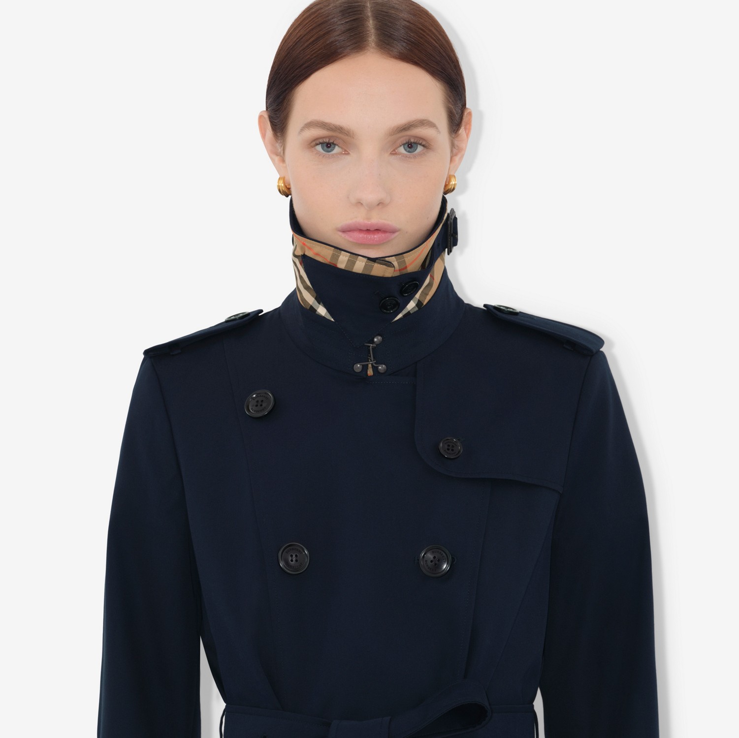 Mid-length Chelsea Heritage Trench Coat in Coal blue - Women Mid-length Chelsea Heritage Trench Coat in Coal blue - Women