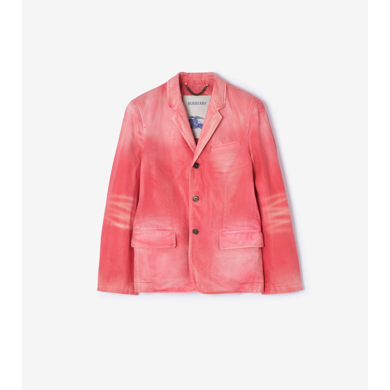 Coated Denim Tailored Jacket