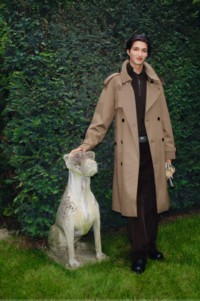 Burberry Winter 2025 Campaign Featuring male model wearing a Burberry trench coat