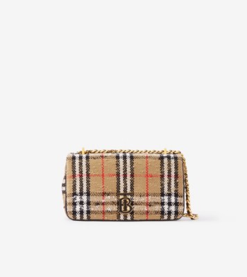 Burberry Vintage-check bouclé Lola bag