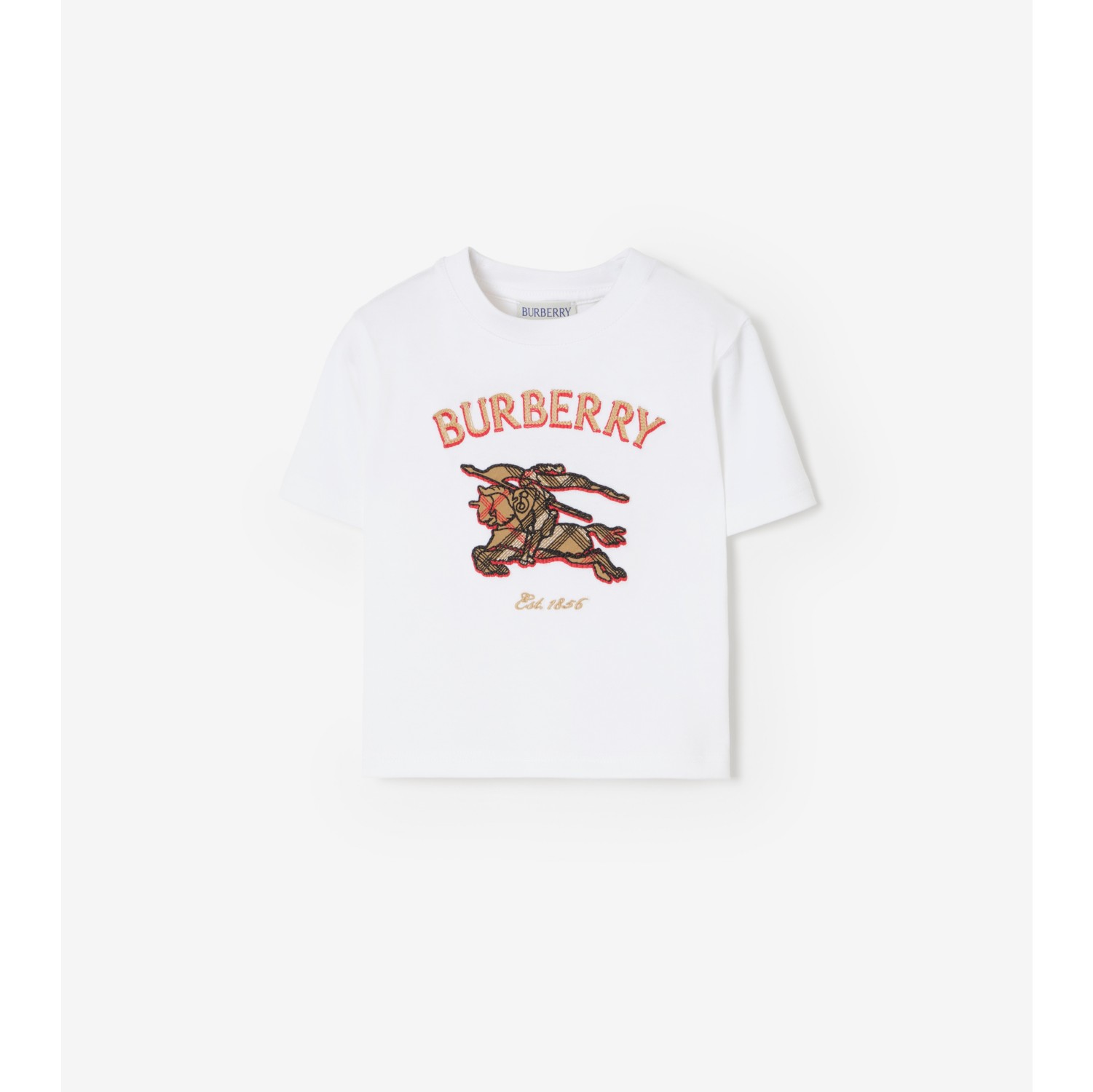 Knight Check Cotton T-shirt