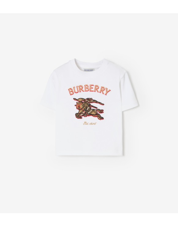 Knight Check Cotton T-shirt