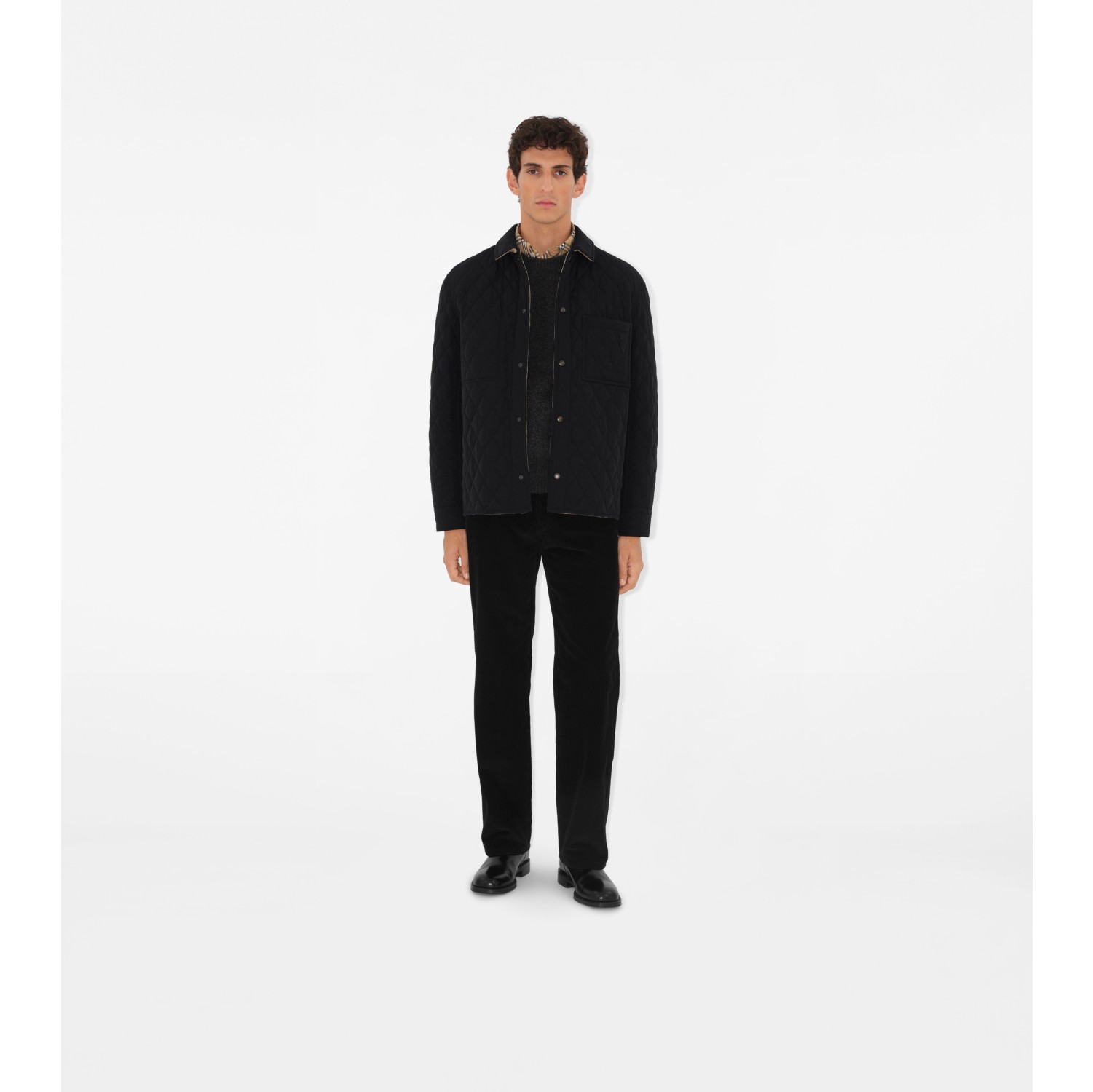 Reversible Quilted Nylon Overshirt