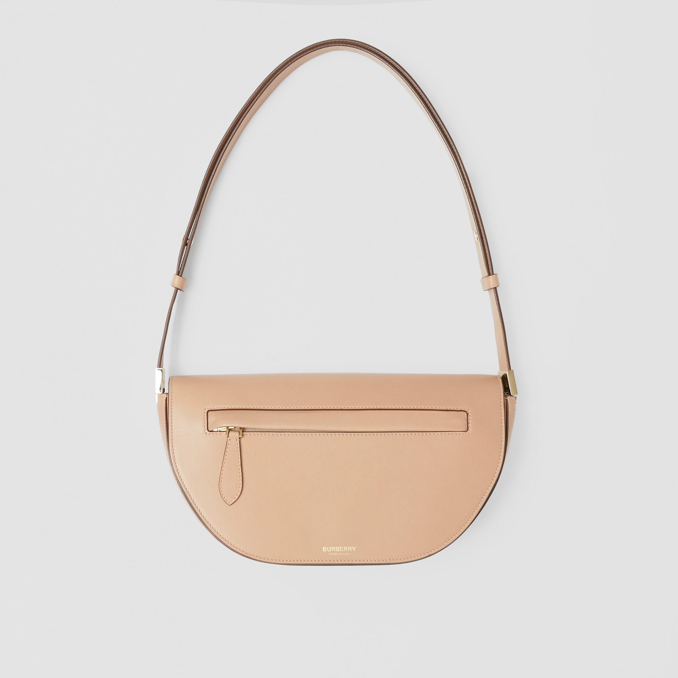 Small Leather Olympia Bag in Light Biscuit - Women | Burberry