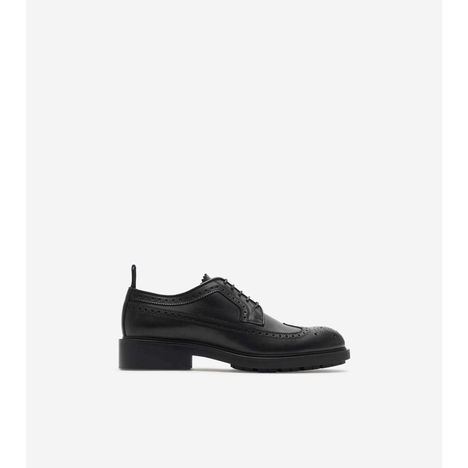 Brogues „Loch“ aus Leder