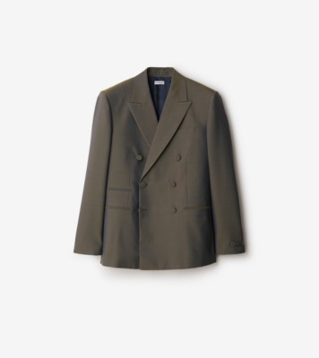 ウール テーラードジャケット (リーフ) - メンズ | Burberry®公式サイト