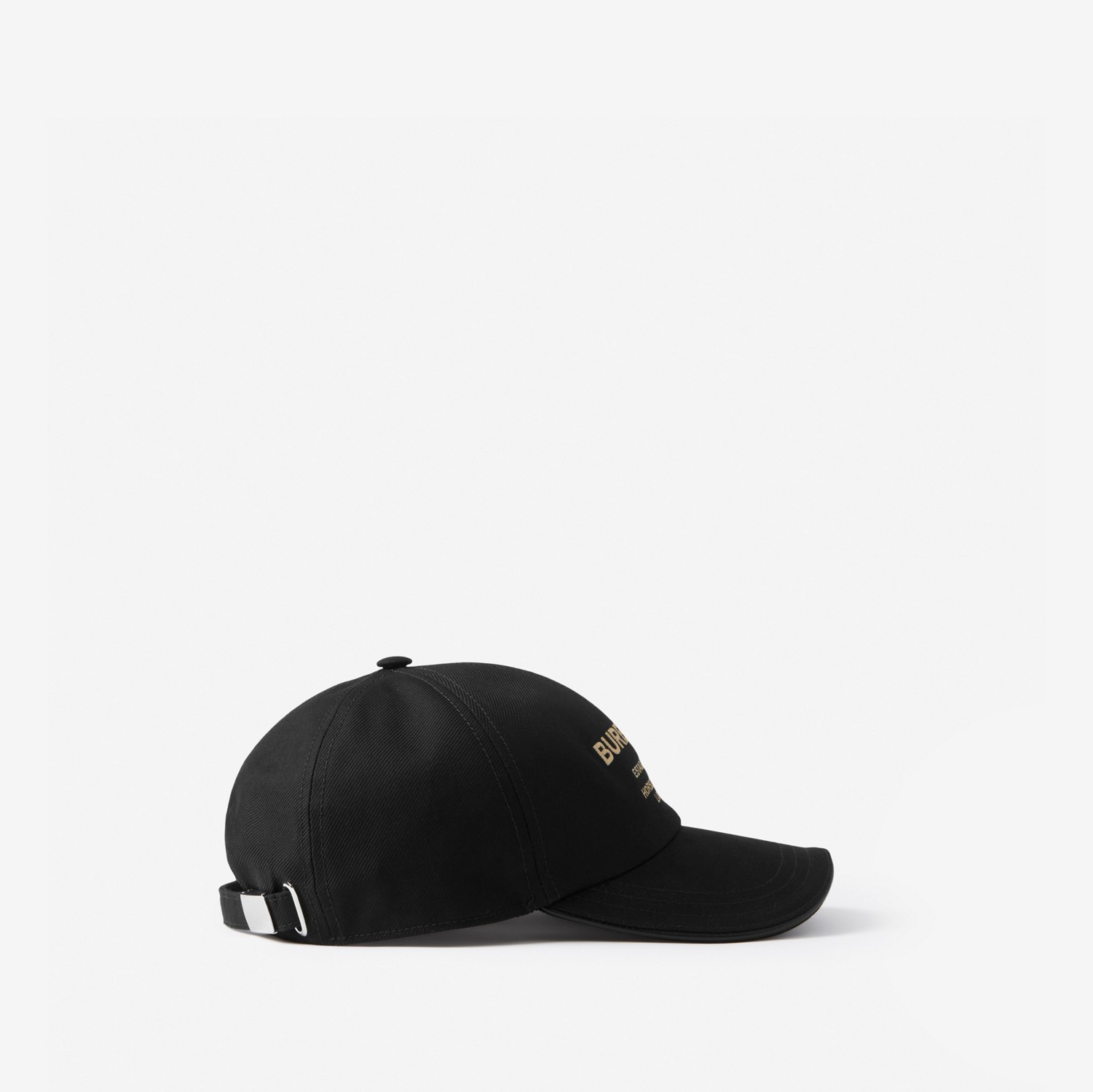 Gorra de béisbol en sarga de algodón con motivo Horseferry (Negro/beige) | Burberry® oficial