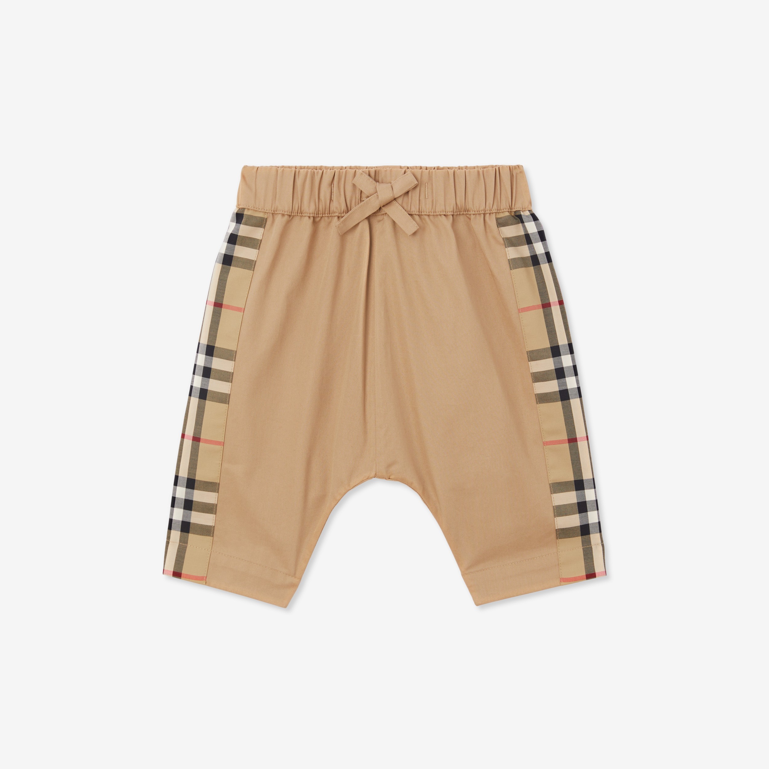 Pantalon en sergé de coton avec Vintage Check (Beige D'archive) - Enfant | Site officiel Burberry® - 1