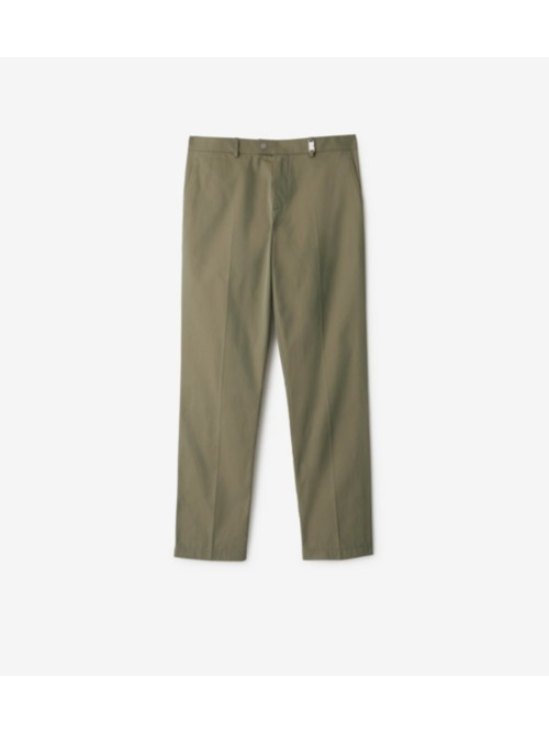 Burberry Cotton Ch In Green