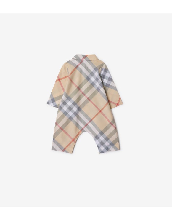 Burberry onesie boy best sale