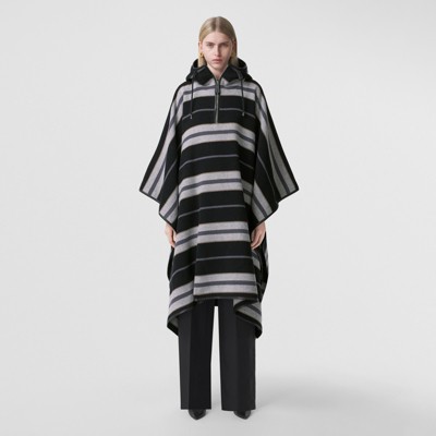 long hooded poncho
