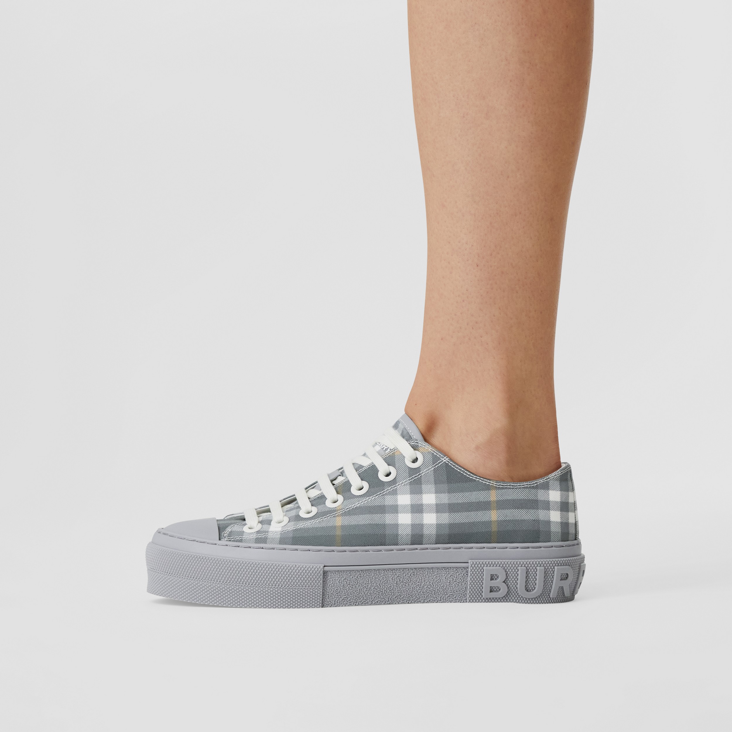 Sneaker mit Vintage Check-Muster (Camelfarben) - Damen | Burberry® - 3