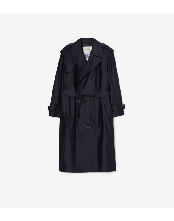 Long Silk Hoxton Trench Coat