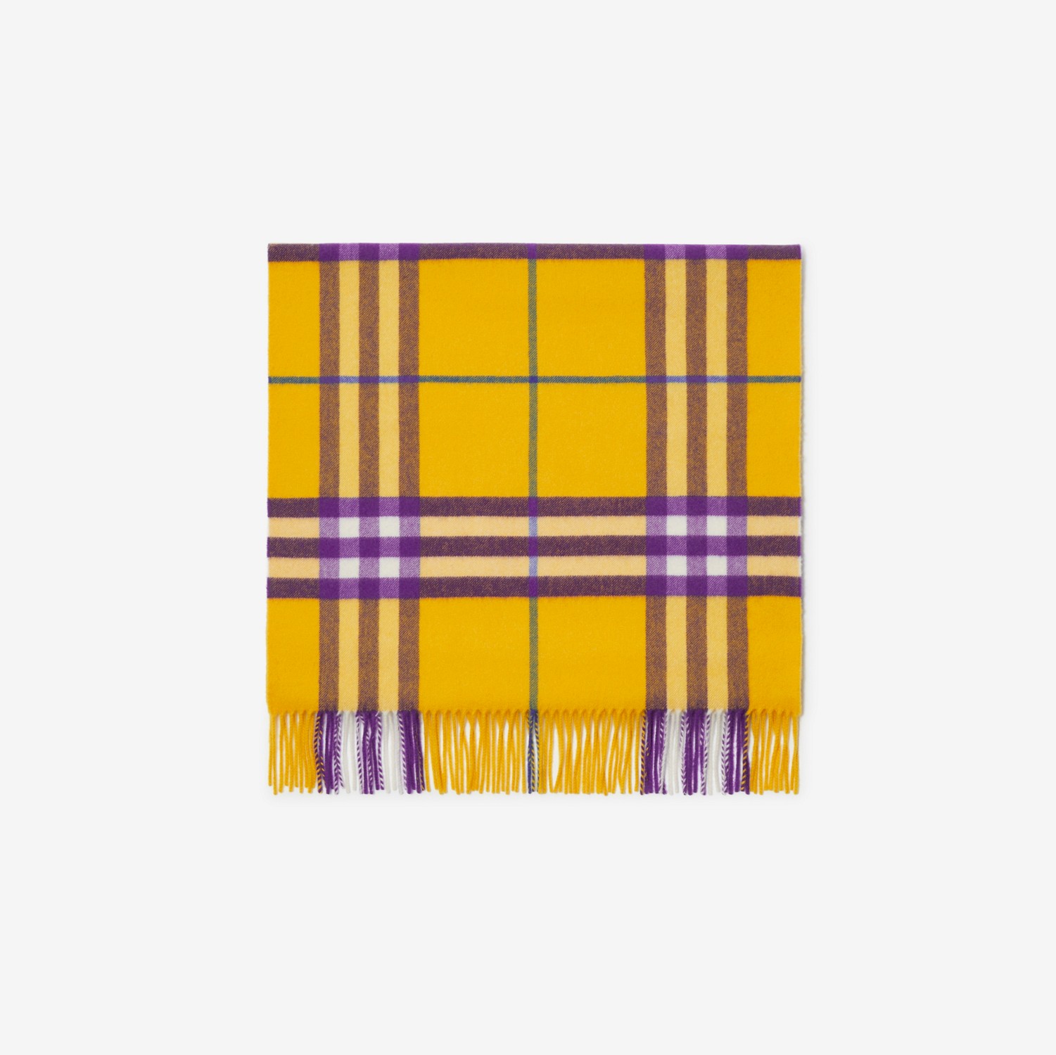 Check Cashmere Scarf (Pear) | Burberry®公式サイト
