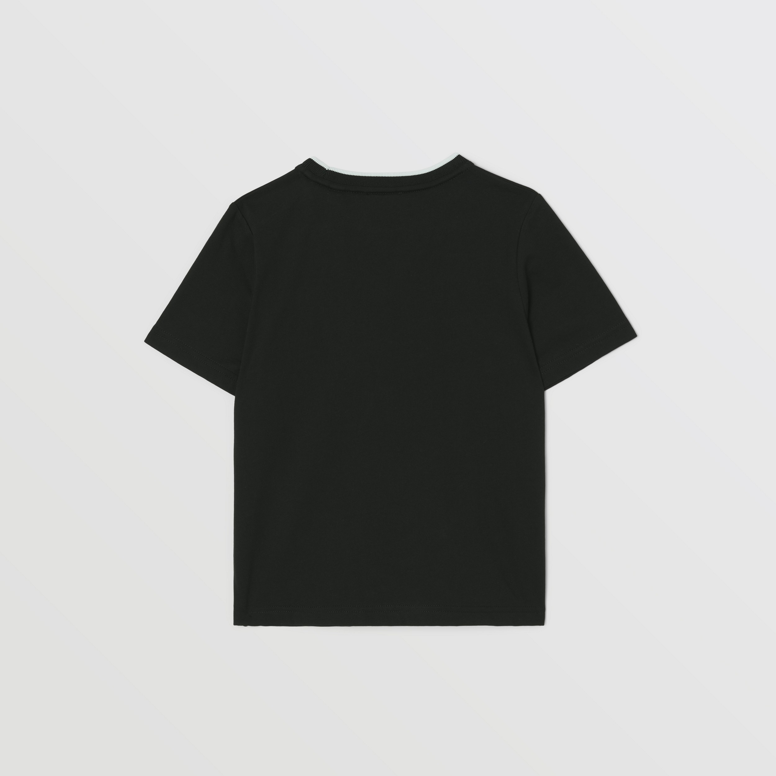 Tiger Graphic Cotton T-shirt in Black | Burberry® Official - 4