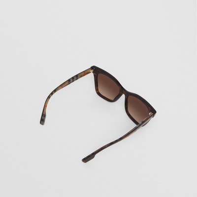beige frame sunglasses