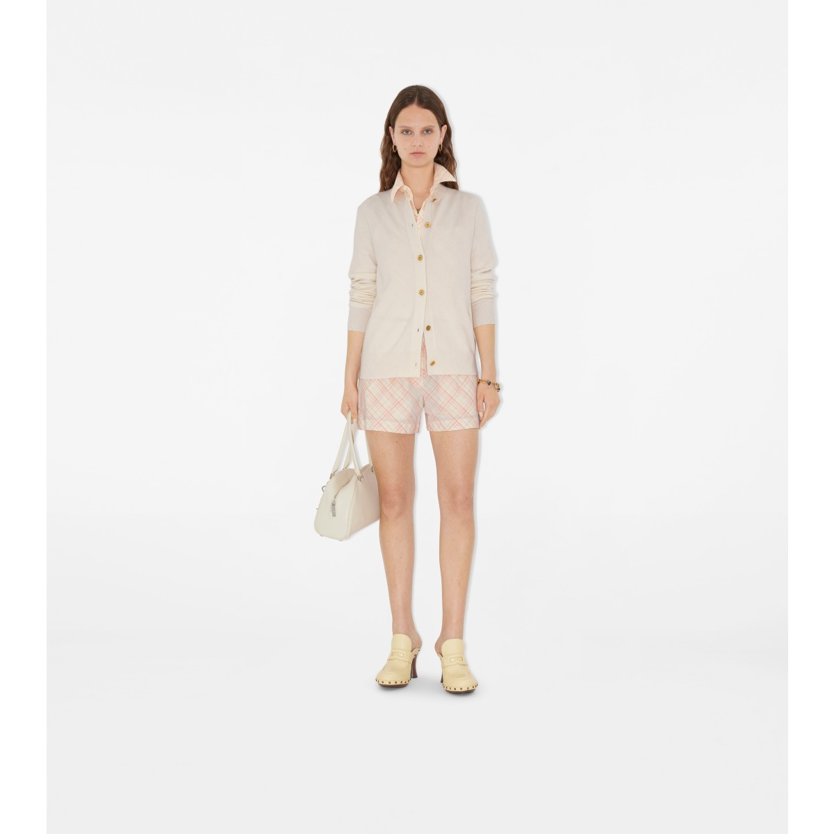  Embroidered Cashmere Blend Cardigan