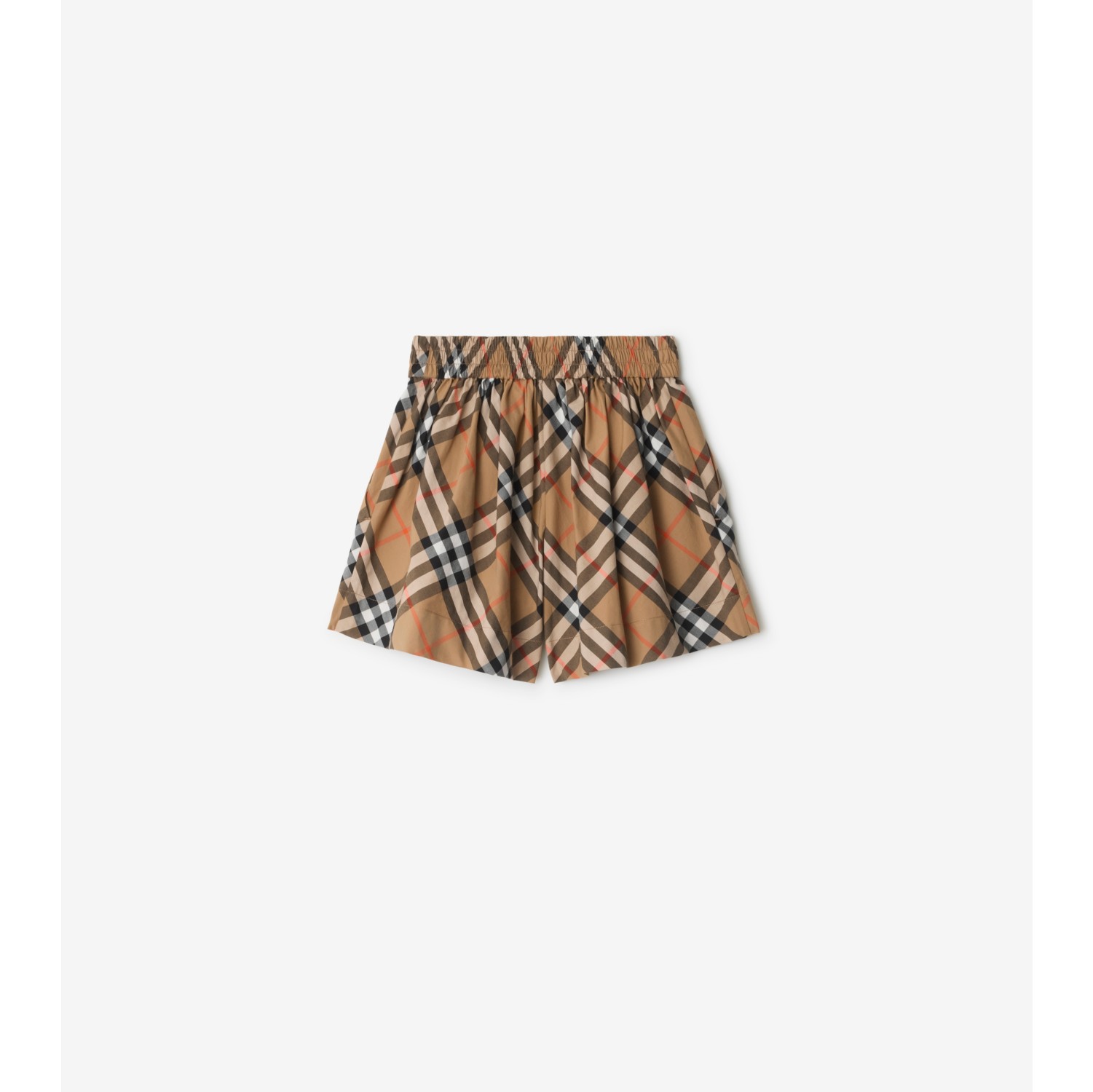 Check Cotton Shorts