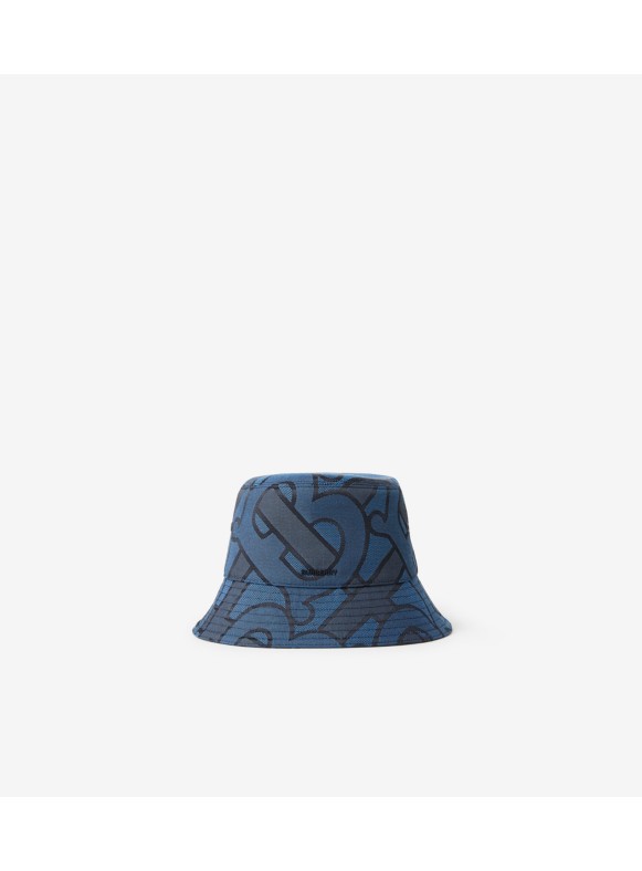 Burberry Monogram Motif Denim Bucket Hat