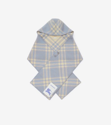Check Wool Hooded Scarf Dive ®
