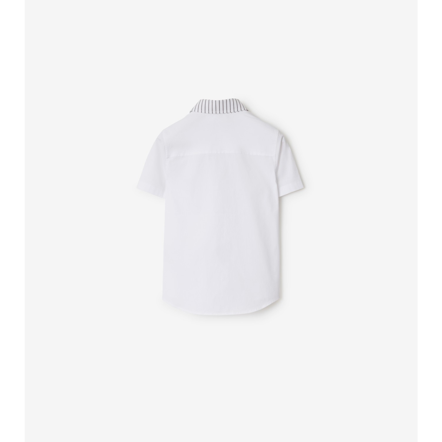 Camicia in cotone a righe con orsetto Thomas