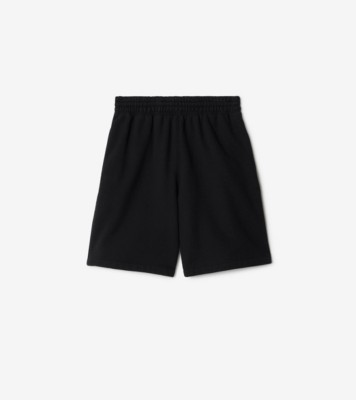 Cotton Shorts In Black - Men | Burberry® Official