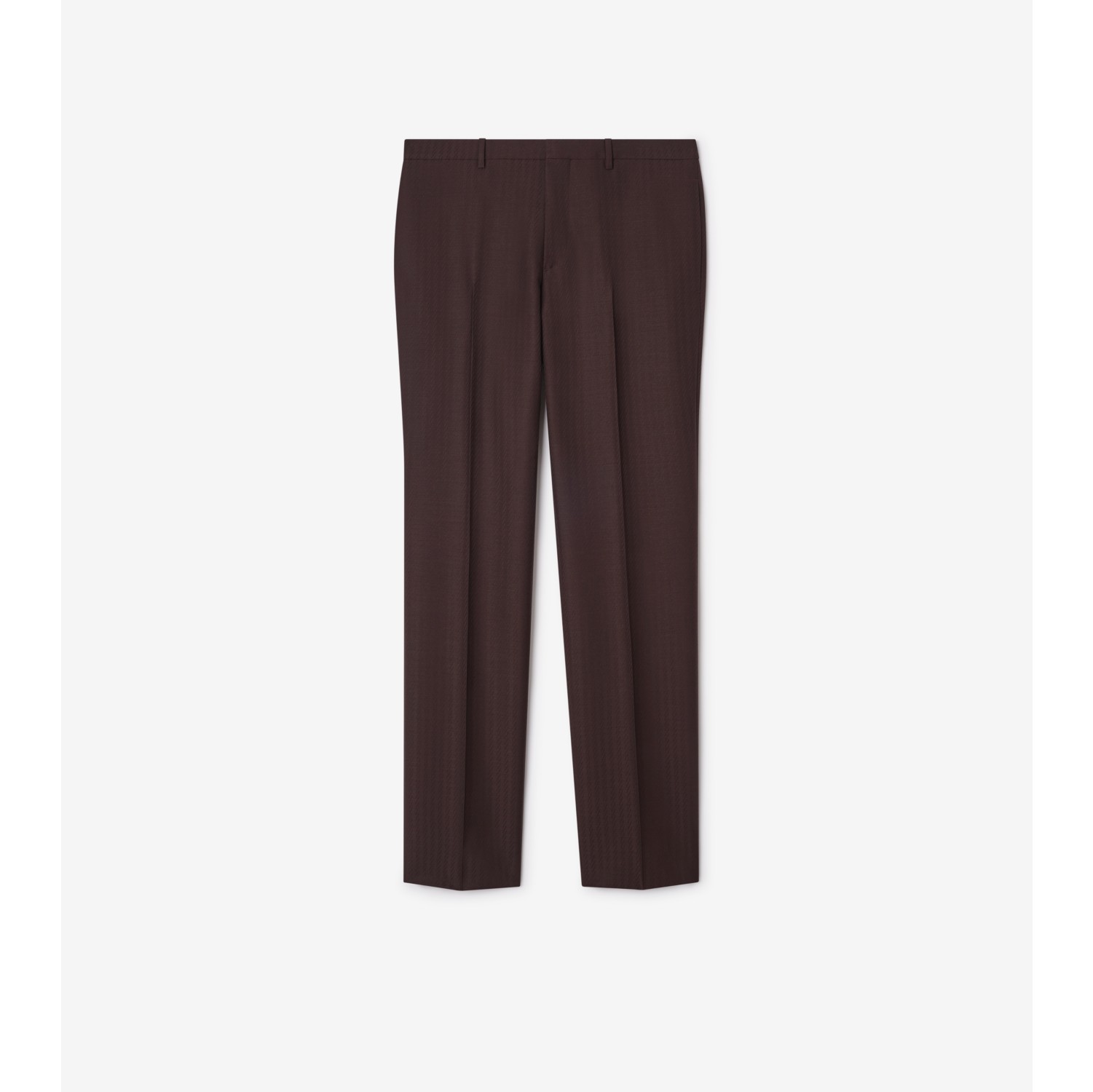 Striped Wool Mohair Tailored Trousers