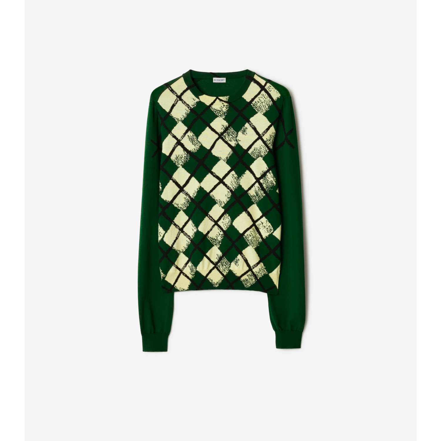 Burberry 2025 argyle sweater