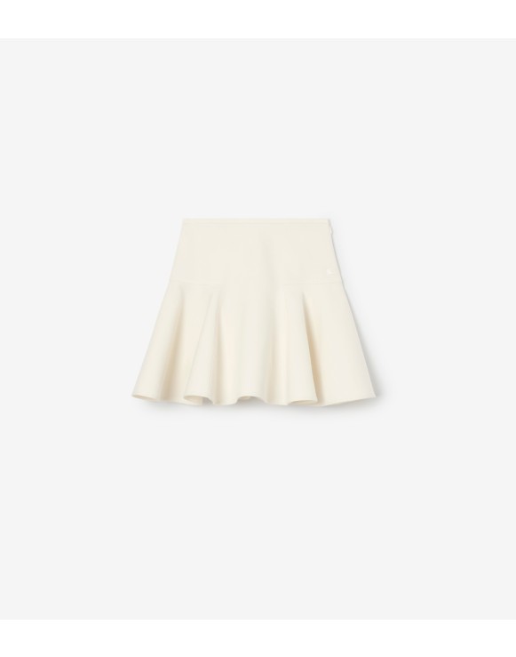 Minijupe évasée en coton