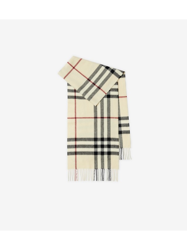 Check Cashmere Scarf