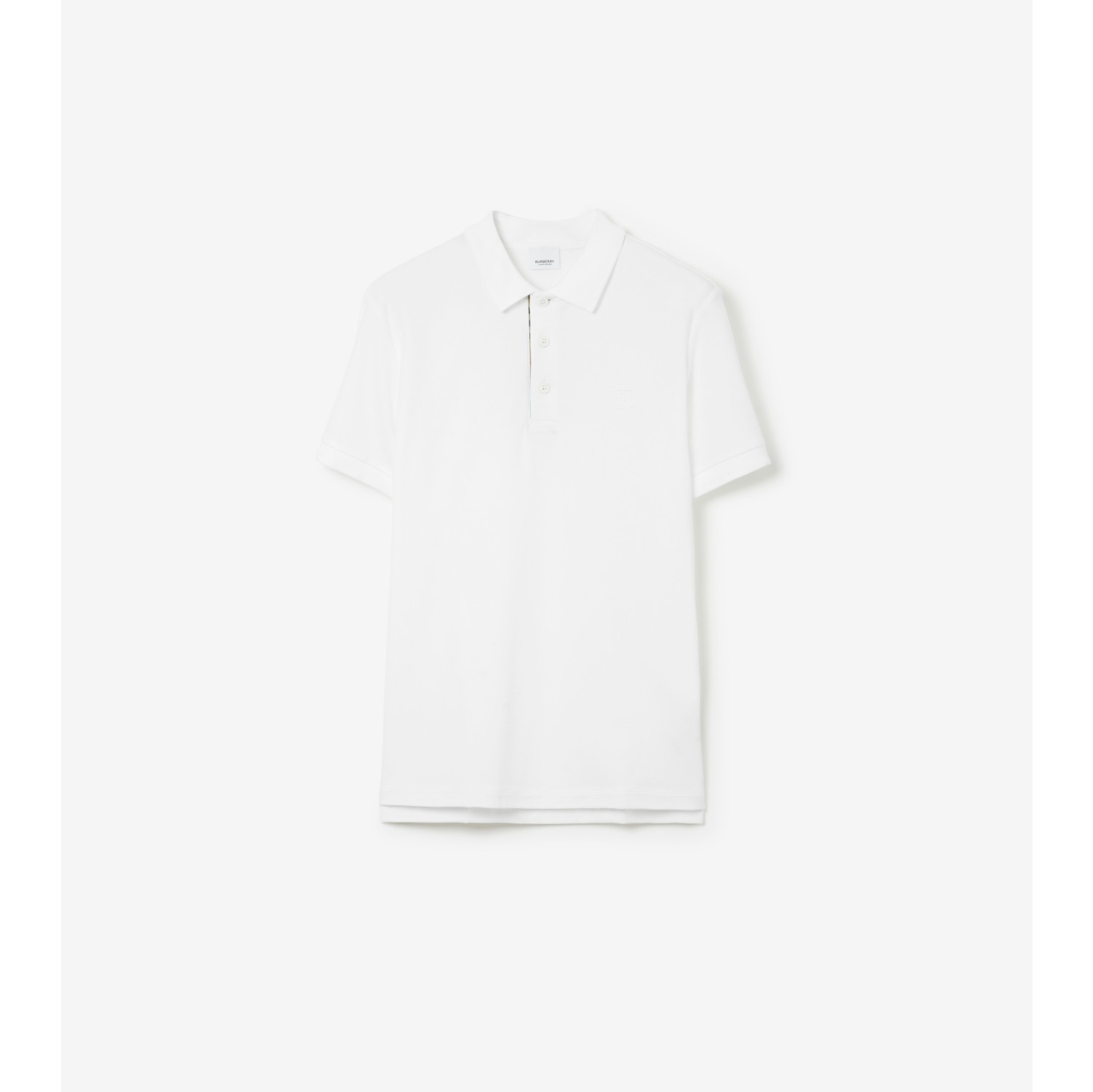 Cotton Polo Shirt in White