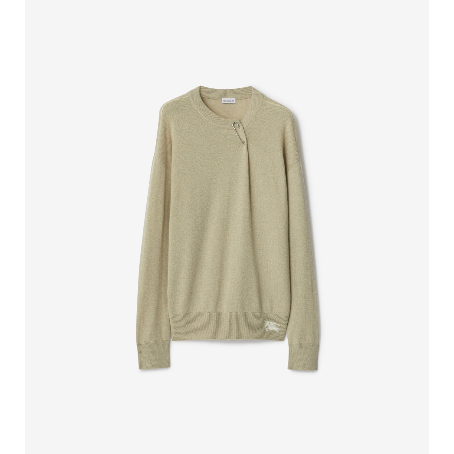 Cashmere Sweater in Field - Women | Burberry® Official